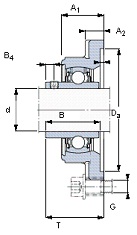 SKF FYM 2.15/16 TF/AH