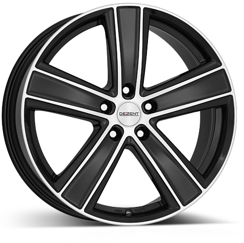 DEZENT TH 7x17 5x120.0 ET55 DIA65.1 Black front polished